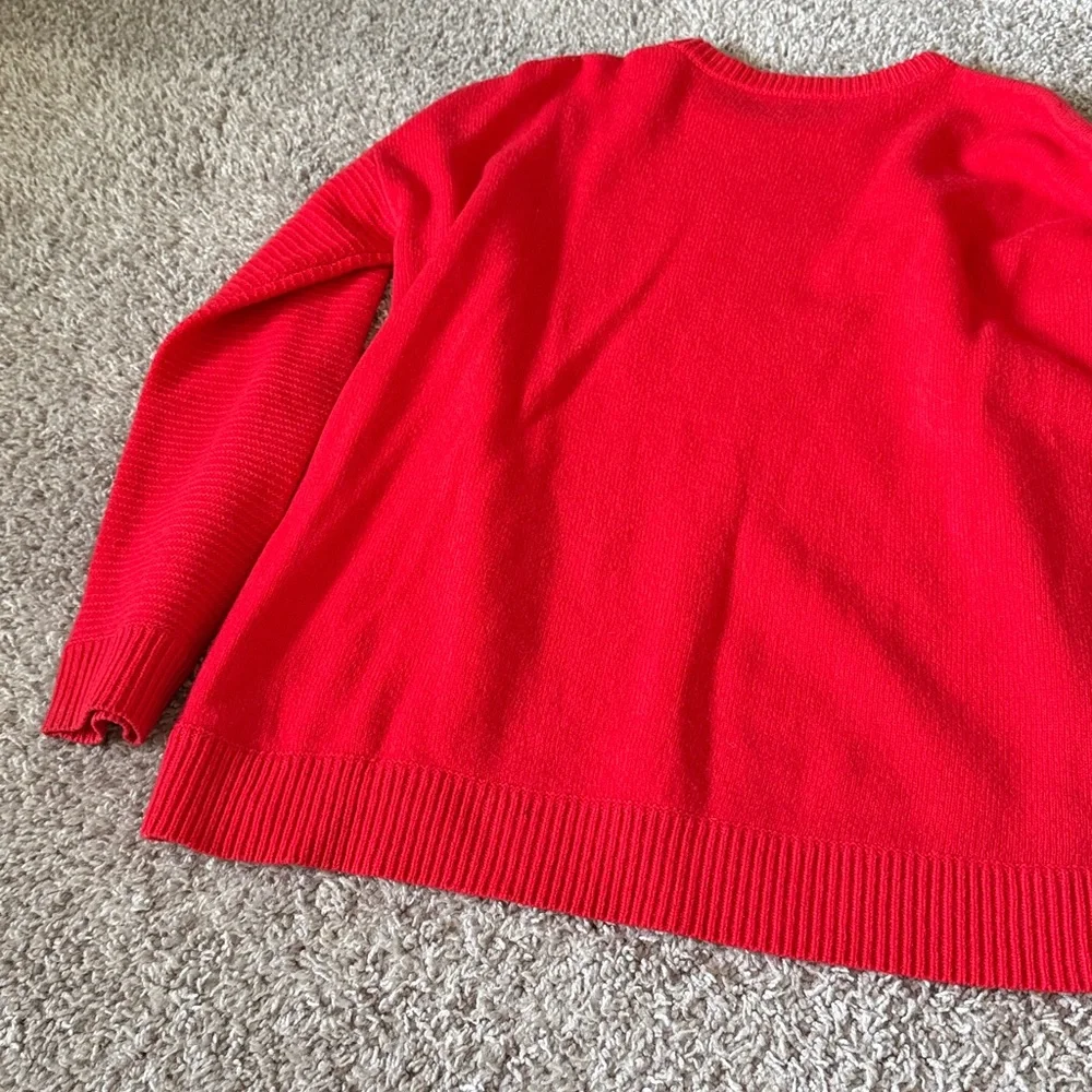 J. CREW - red wool sweater